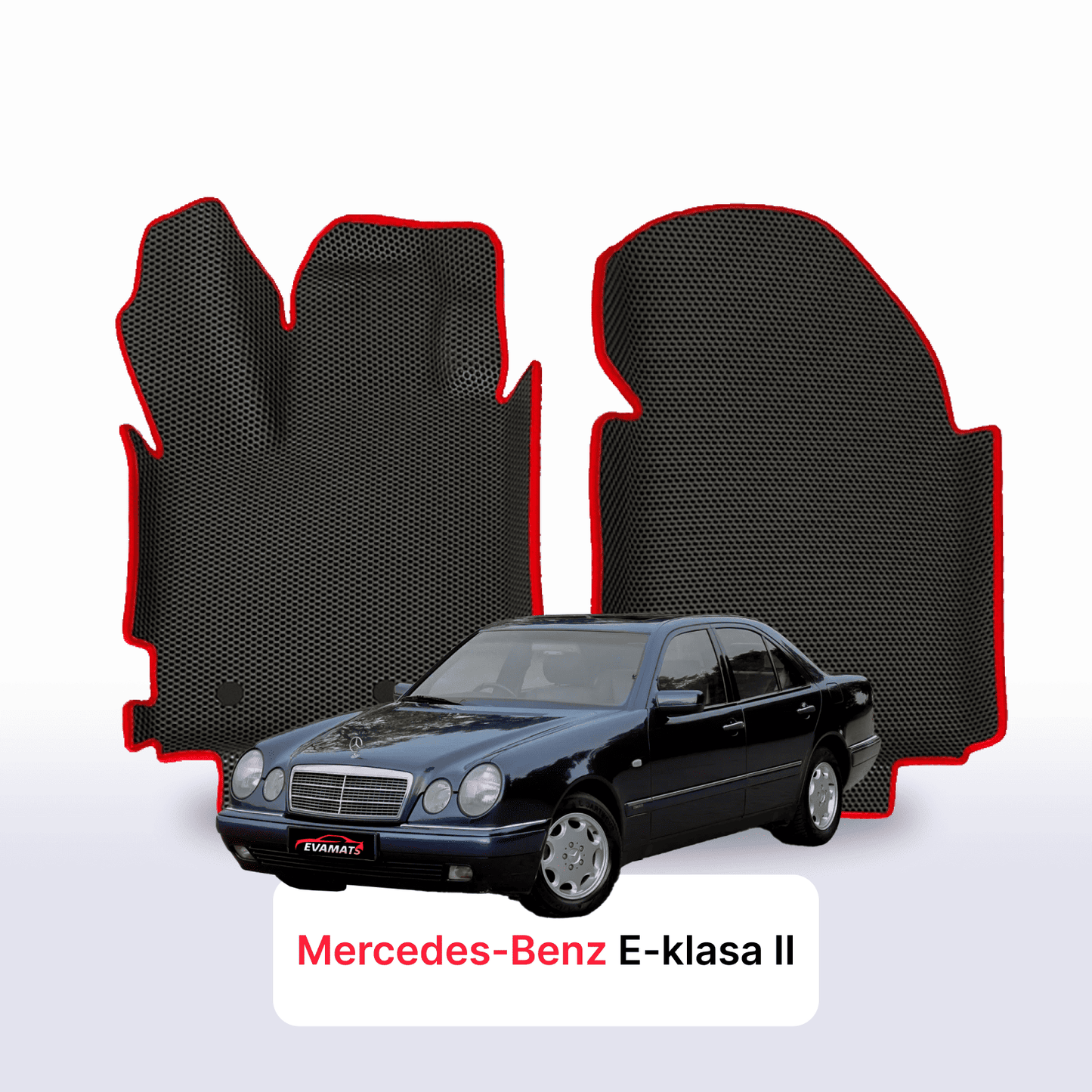Car mats EVAMATS for Mercedes-Benz E-class 2 gen (W210) 1995-2002 year SEDAN