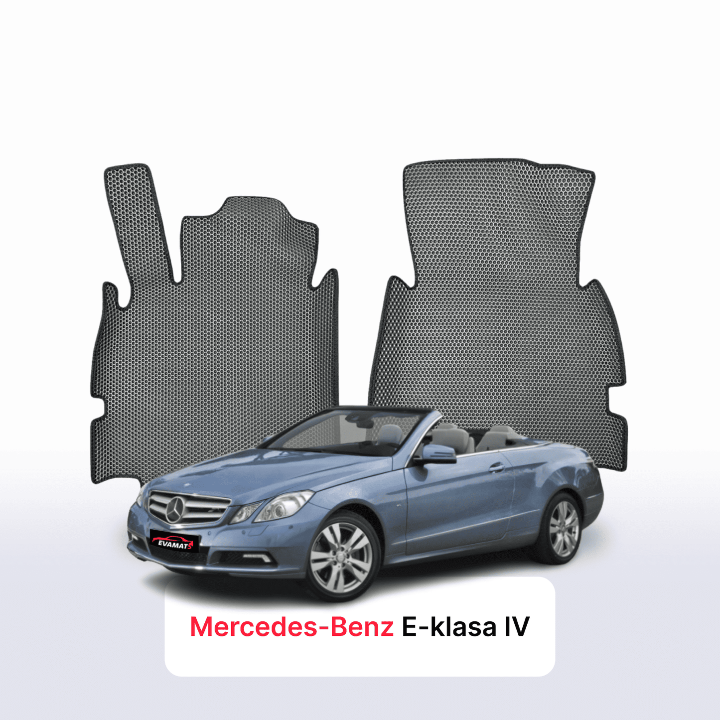 Car mats EVAMATS for Mercedes-Benz E-klasa 4 gen (A207) 2009-2017 year CABRIO