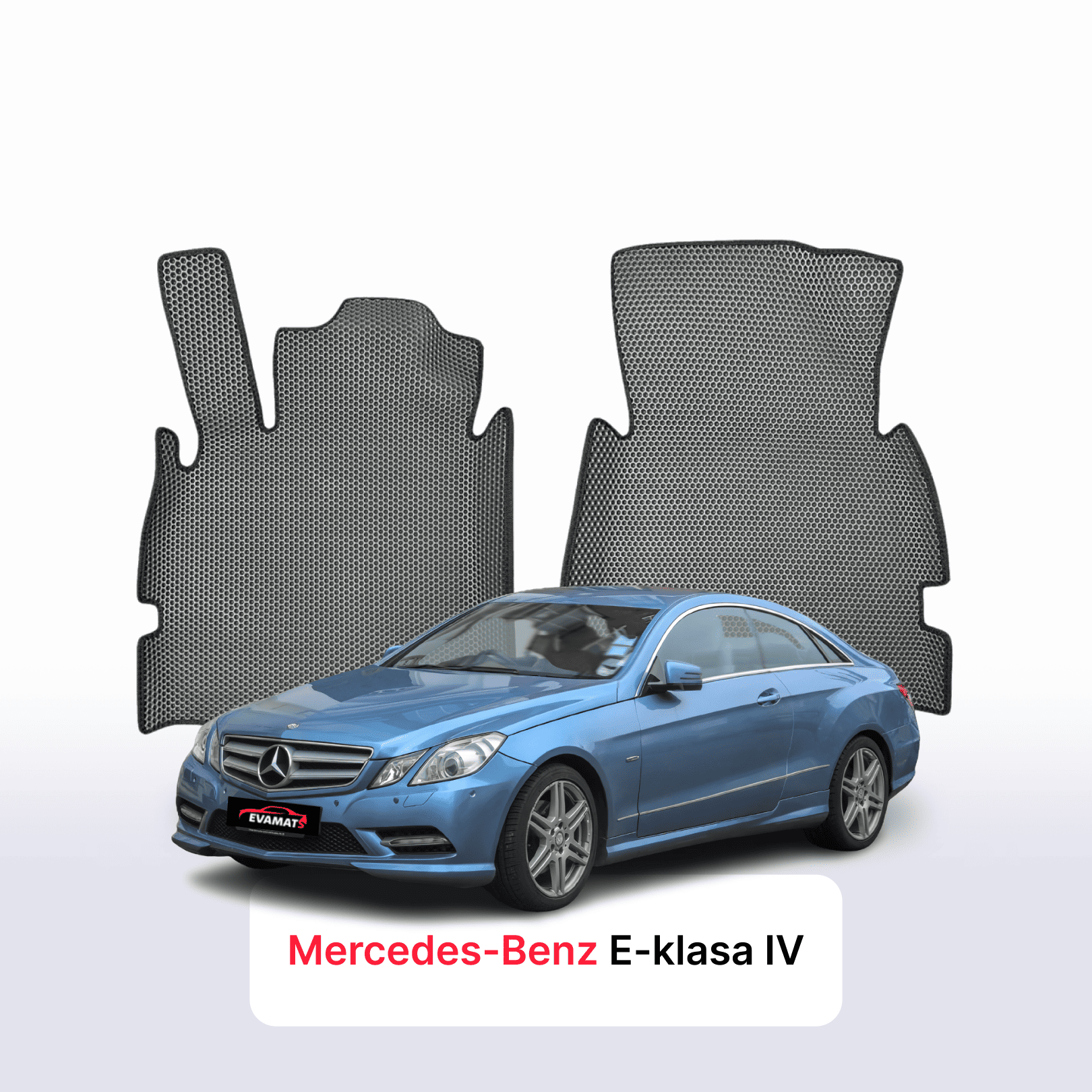 Car mats EVAMATS for Mercedes-Benz E-klasa 4 gen (C207) 2009-2017 year COUPE