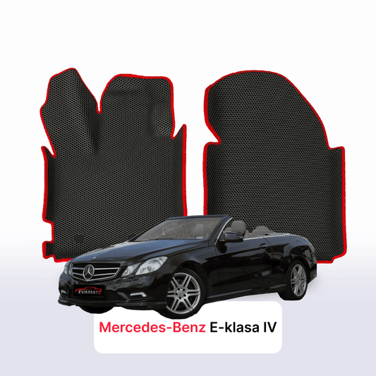 Car mats EVAMATS for Mercedes-Benz E-class 4 gen (W212) 2009-2016 year CABRIO