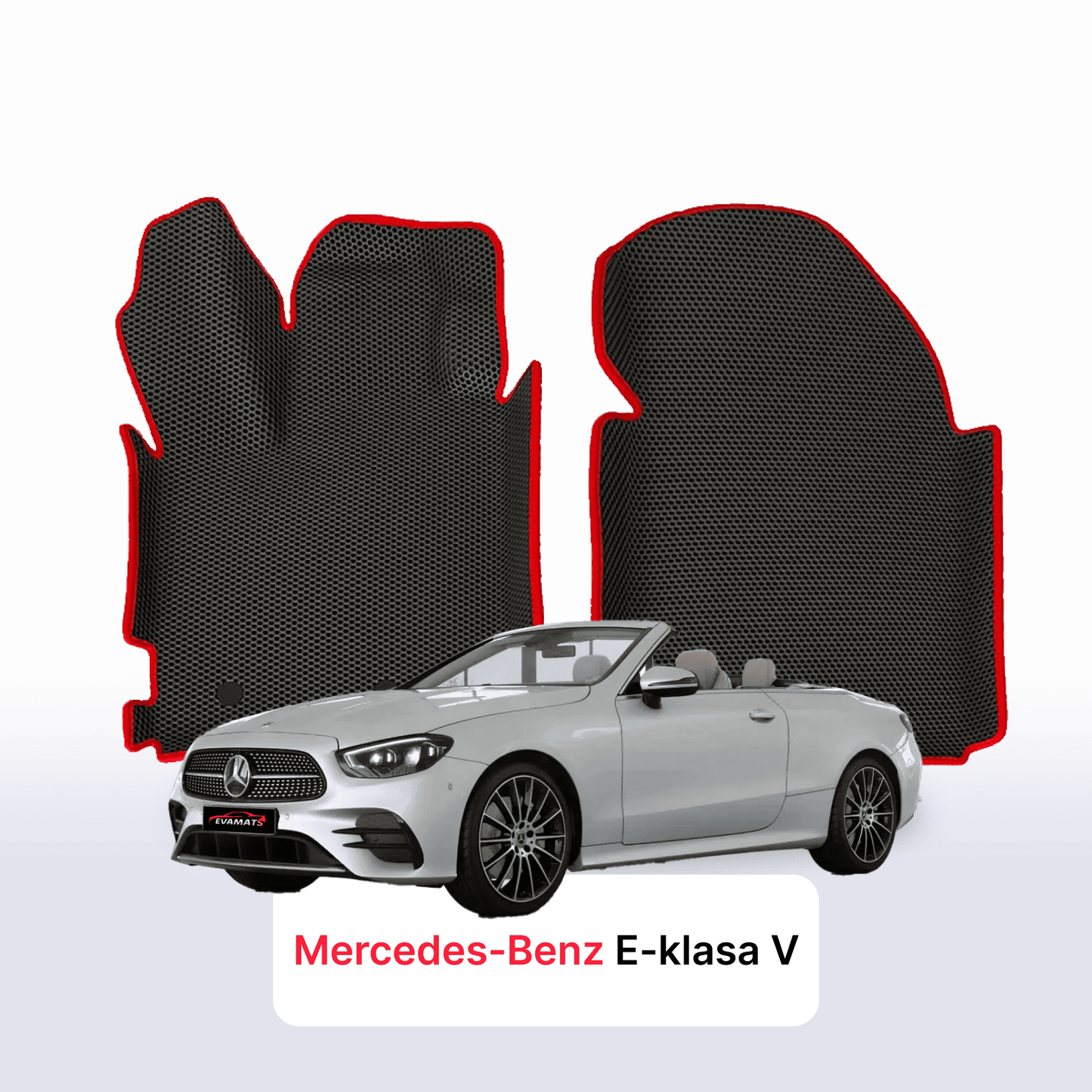 Car mats EVAMATS for Mercedes-Benz E-klasa 5 gen (A238) 2016-2023 year CABRIO