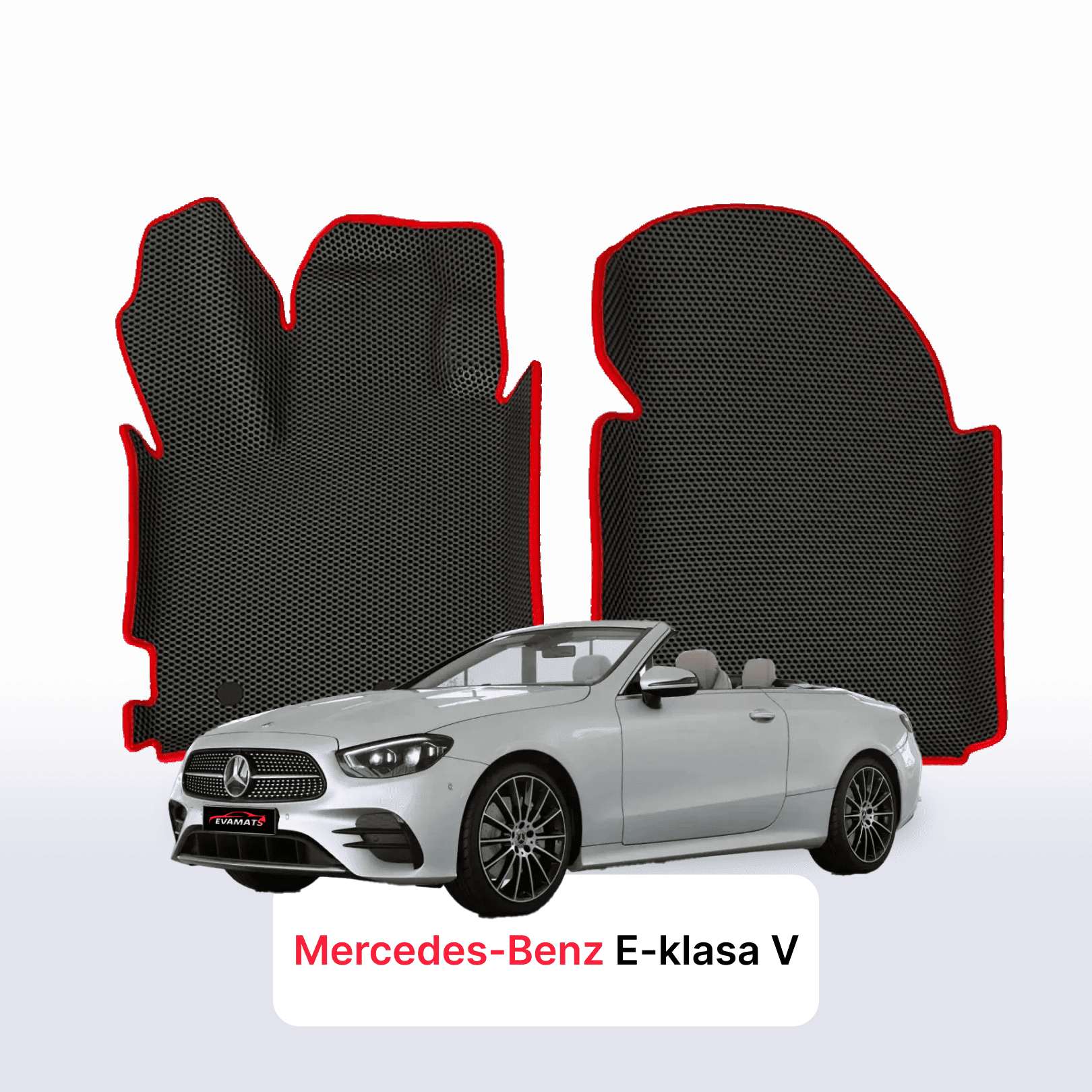 Car mats EVAMATS for Mercedes-Benz E-klasa 5 gen (A238) 2016-2023 year CABRIO