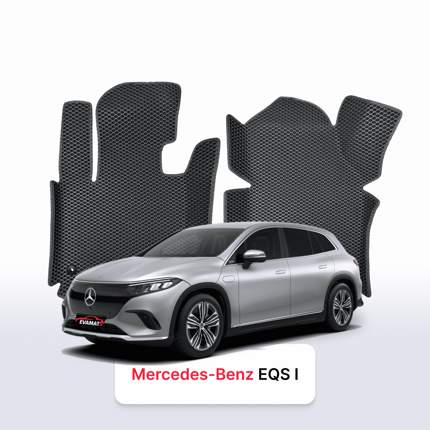 Car mats EVAMATS for Mercedes-Benz EQS 1 gen (X296) 2022-2026 year SUV