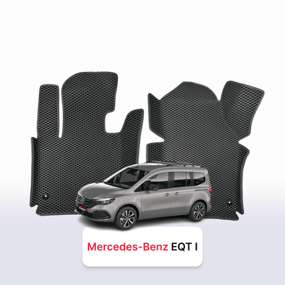 Car mats EVAMATS for Mercedes-Benz EQT 1 gen 2021-2025 year MINIVAN 7 seater
