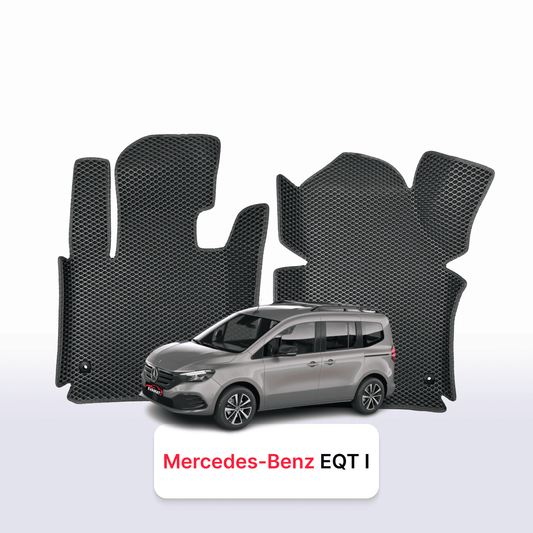 Car mats EVAMATS for Mercedes-Benz EQT 1 gen 2021-2026 year MINIVAN 7  seater