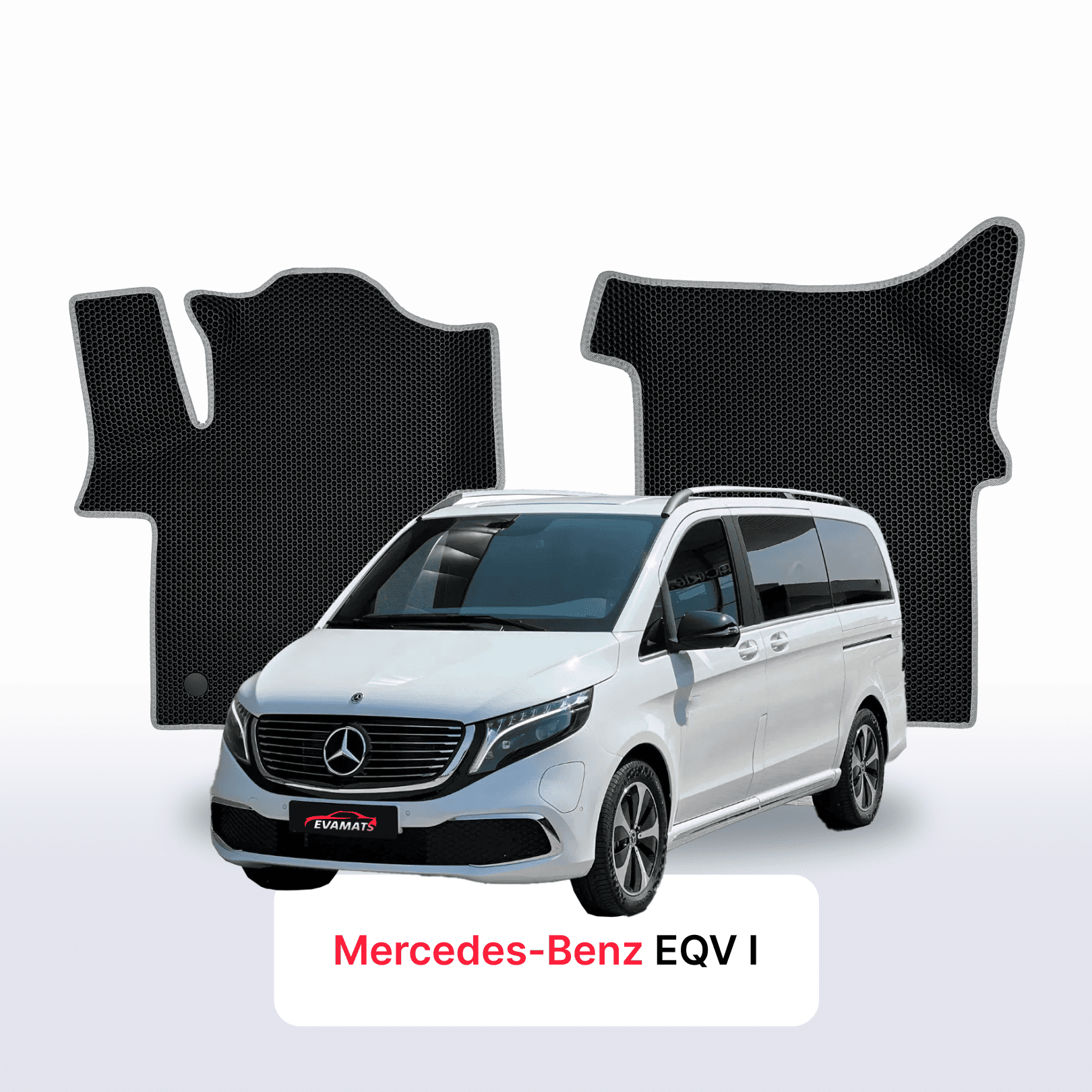 Car mats EVA for Mercedes-Benz EQV (N447) 1 gen 2019-2028 year MINIVAN