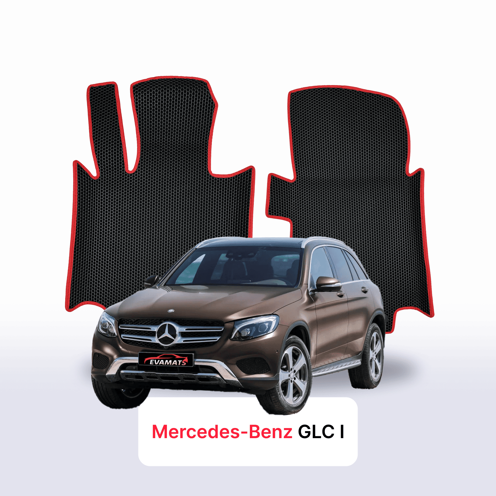 Car mats EVAMATS for Mercedes-Benz GLC(X253) 1 gen 2015-2022 year SUV 5 door