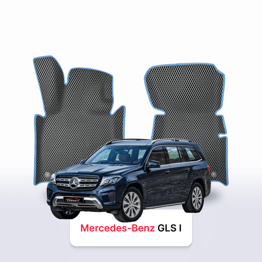 Car mats EVAMATS for Mercedes-Benz GLS 1 gen (X166) 2015-2019 year SUV 5 door
