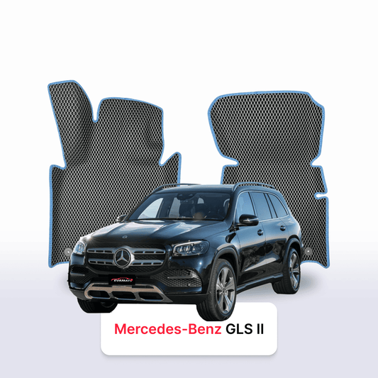 Car mats EVAMATS for Mercedes-Benz GLS 2 gen (X167) 2019-2025 year SUV 7 seater