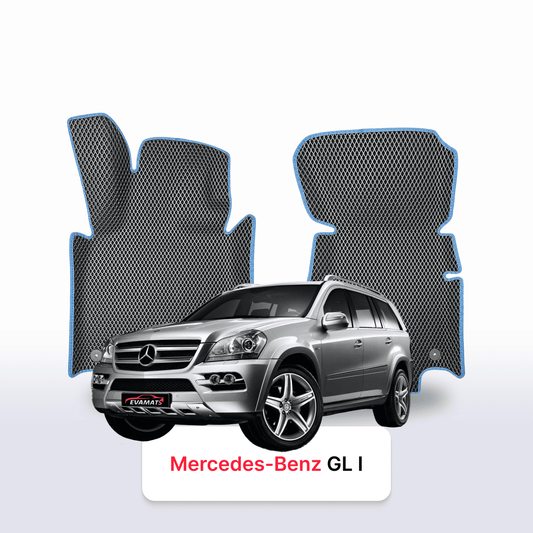 Car mats EVAMATS for Mercedes-Benz GL 1 gen (X164) 2006-2012 year SUV 7 seater