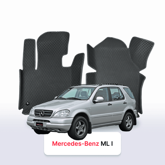 Car mats EVAMATS for Mercedes-Benz ML 1 gen (W163) 1997-2005 year SUV 7 seater