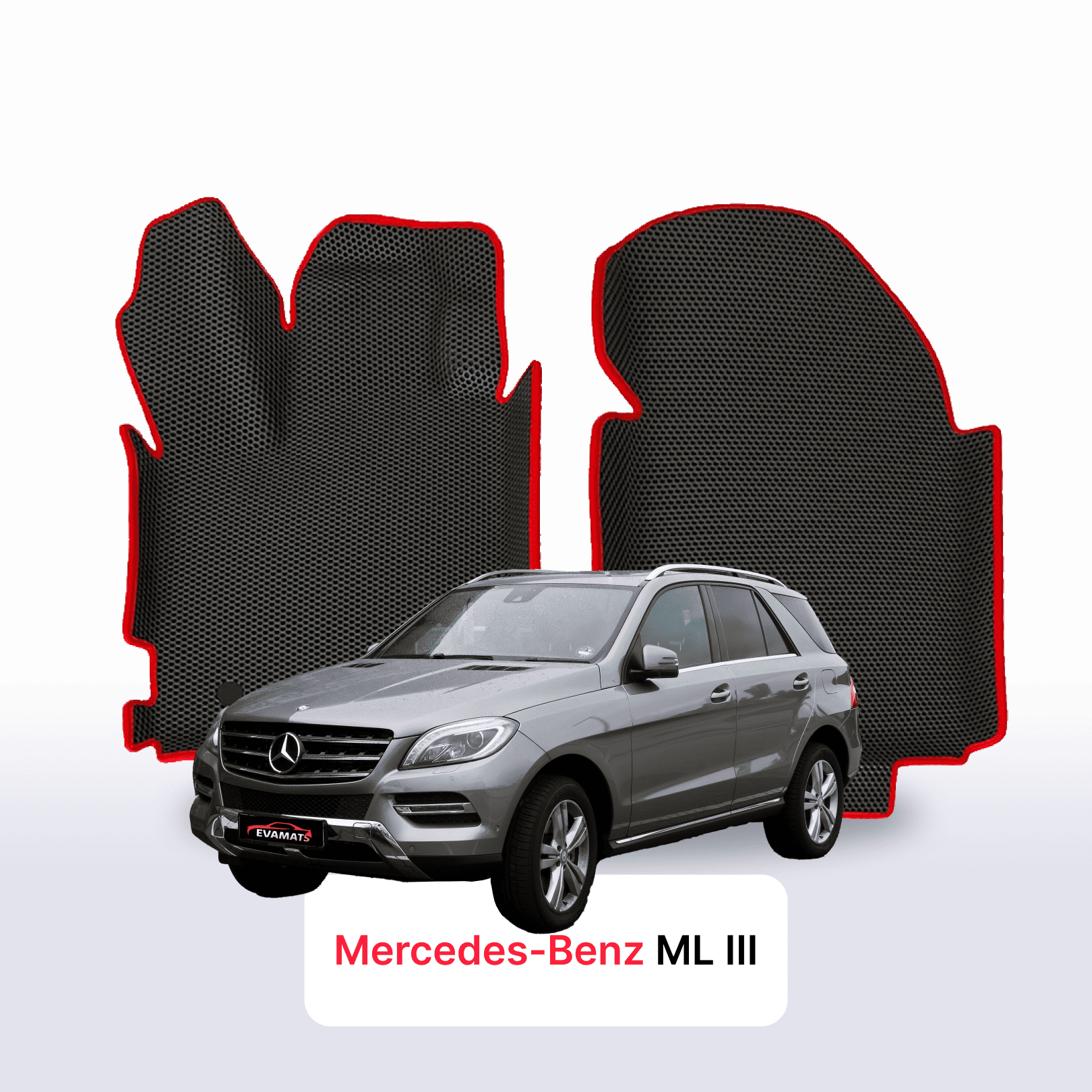Car mats EVA for Mercedes-Benz ML 3 gen (W166) 2011-2015 year SUV 5 door