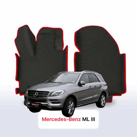 Car mats EVAMATS for Mercedes-Benz ML 3 gen (W166) 2011-2015 year SUV 5 door