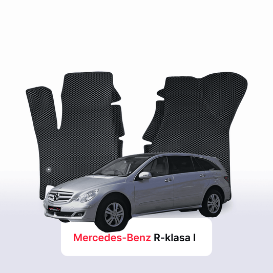 Car mats EVAMATS for Mercedes-Benz R-class (W251) 2005-2013 year LONG MINIVAN 6 seater