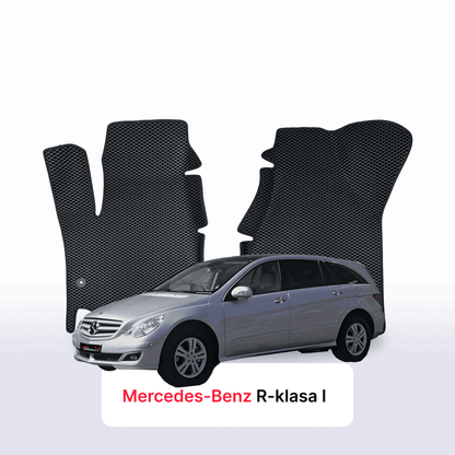 Car mats EVAMATS for Mercedes-Benz R-klasa (W251) 2005-2013 year LONG MINIVAN 6 seater