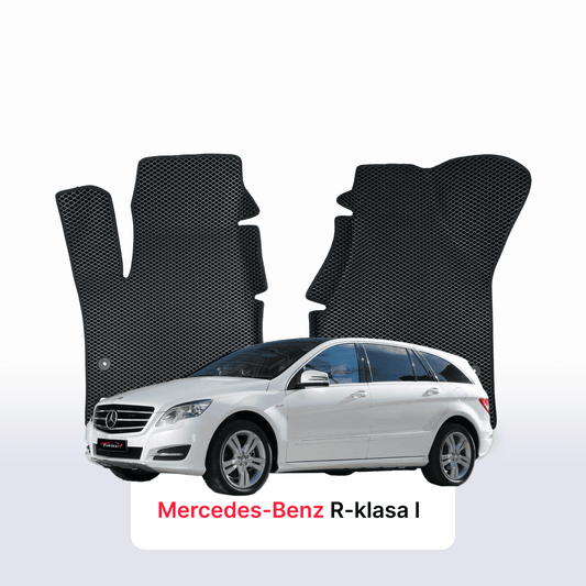 Car mats EVAMATS for Mercedes-Benz R-class (W251) 2005-2013 year LONG MINIVAN 7 seater