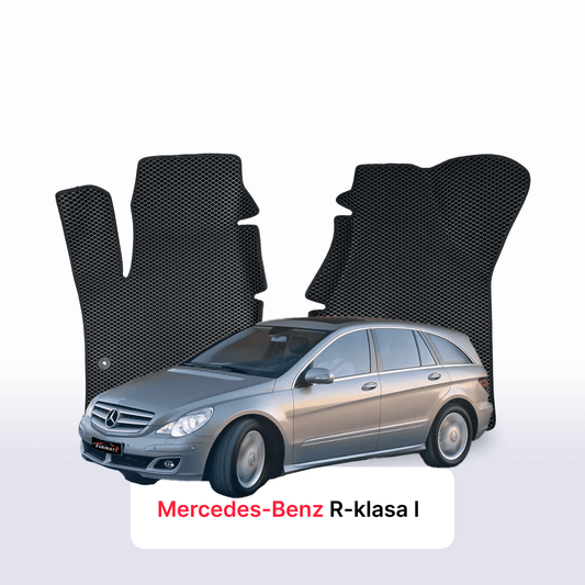 Car mats EVAMATS for Mercedes-Benz R-klasa (W251) 2005-2013 year MINIVAN 6 seater