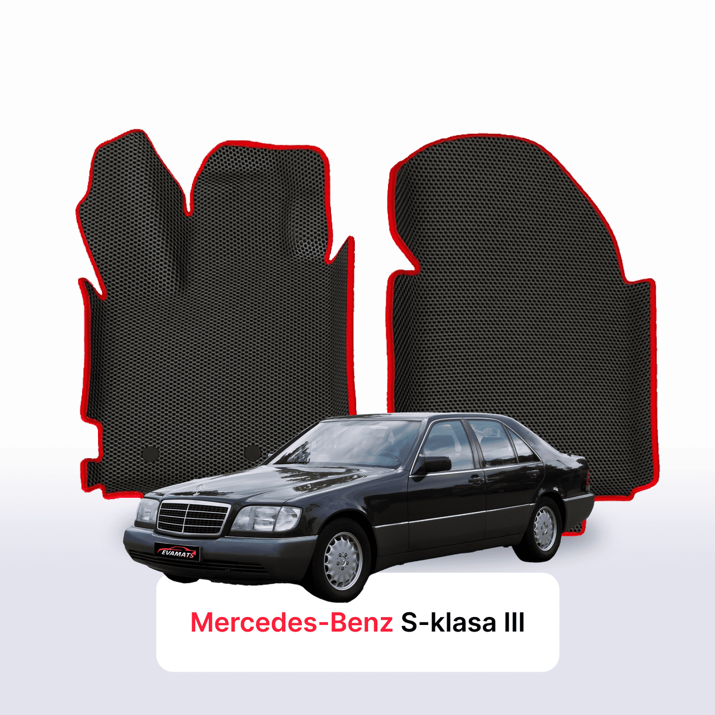 Car mats EVAMATS for Mercedes-Benz S-klasa 3 gen (W140) 1991-1998 year SEDAN