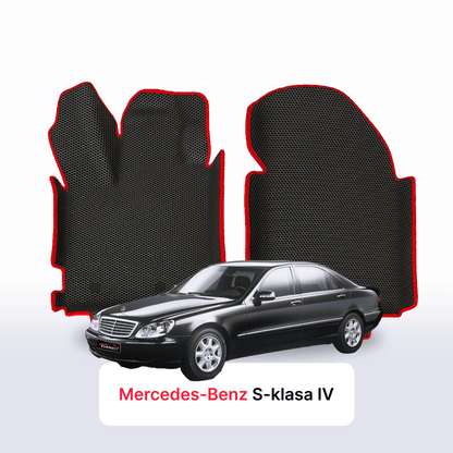Car mats EVAMATS for Mercedes-Benz S-klasa 4 gen (W220) 1998-2005 year LONG SEDAN