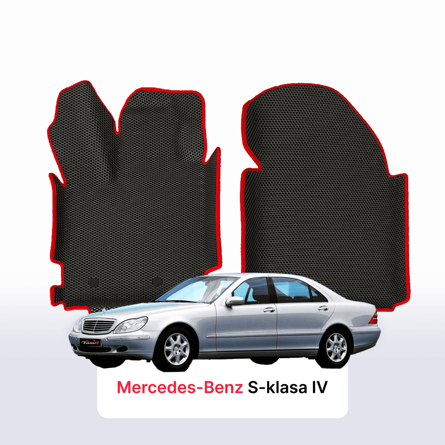 Car mats EVAMATS for Mercedes-Benz S-klasa 4 gen (W220) 1998-2005 year SEDAN