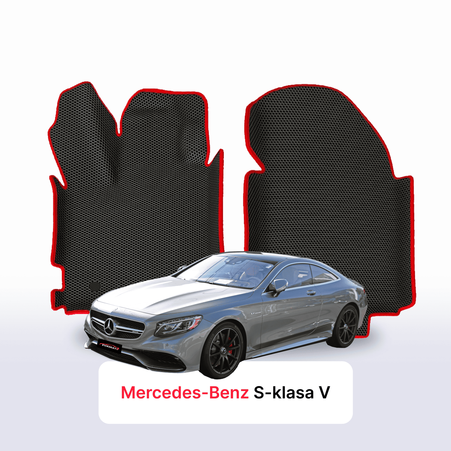 Car mats EVAMATS for Mercedes-Benz S-class 6 gen (W222) 2014-2020 year COUPE