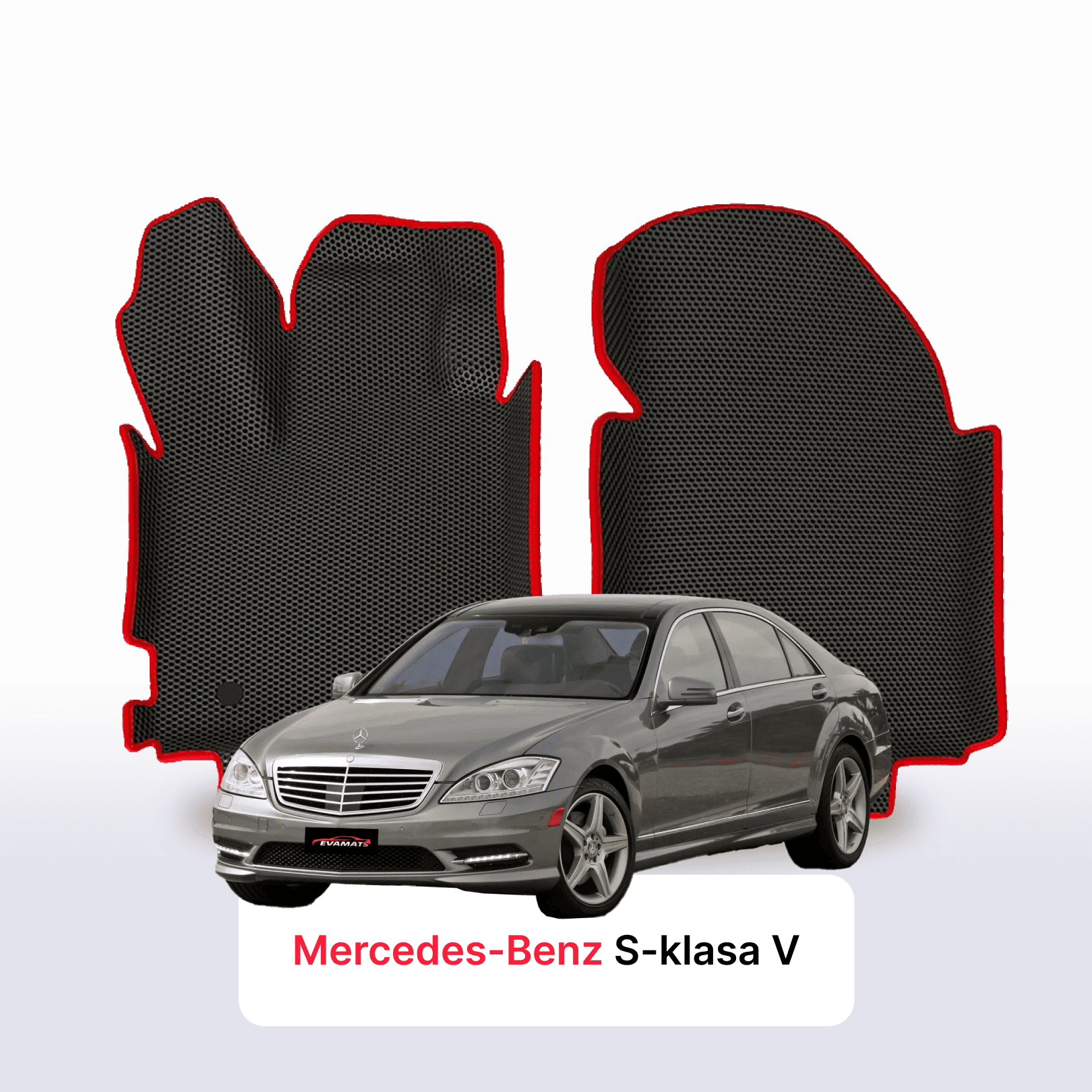 Car mats EVAMATS for Mercedes-Benz S-klasa 5 gen (W221) 2005-2013 year LONG Sedan