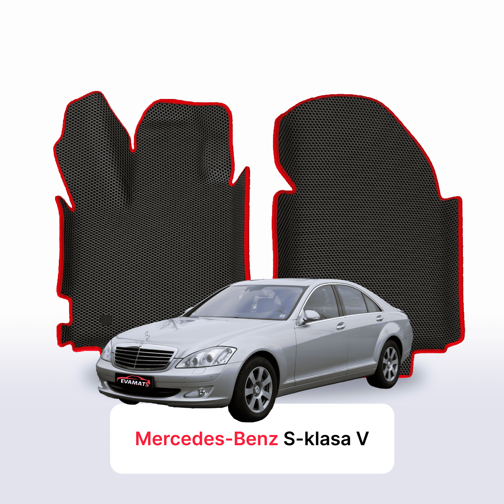 Car mats EVAMATS for Mercedes-Benz S-klasa 5 gen (W221) 2005-2013 year Sedan