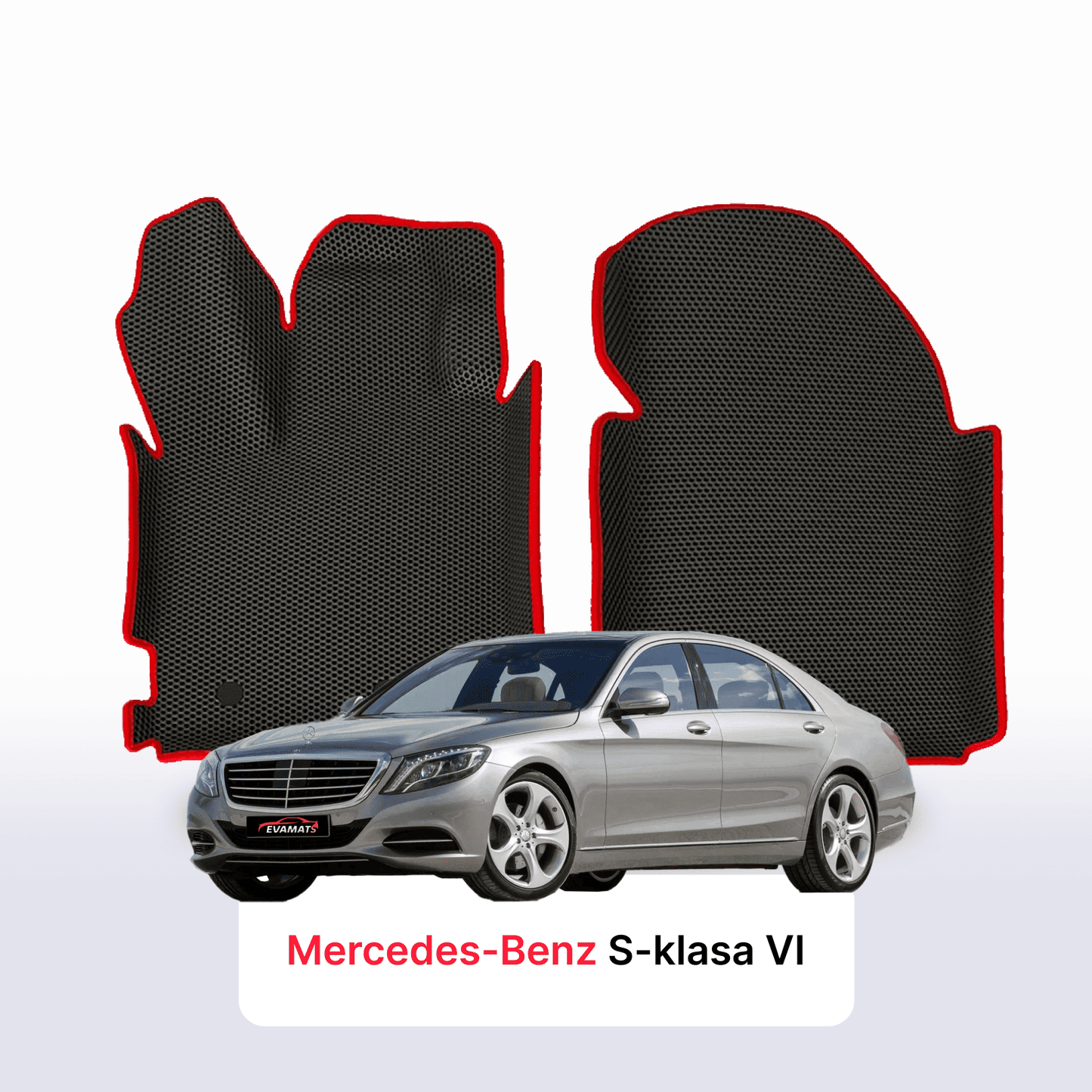 Car mats EVAMATS for Mercedes-Benz S-klasa 6 gen (W222) 2013-2020 year SEDAN