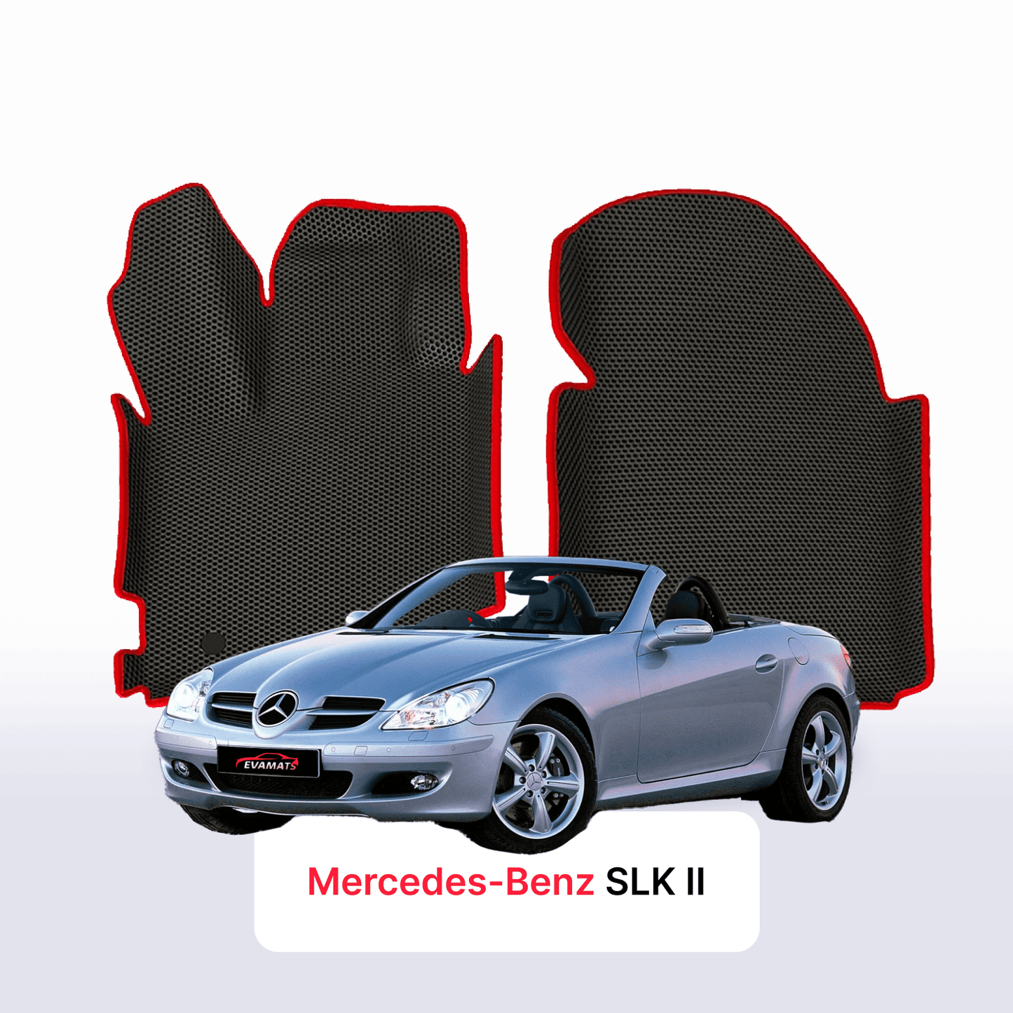 Car mats EVAMATS for Mercedes-Benz SLK 2 gen (R171) 2004-2011 year COUPE-CABRIO