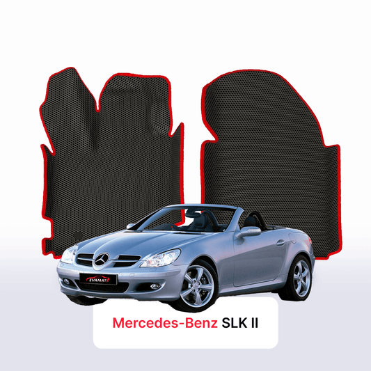 Car mats EVAMATS for Mercedes-Benz SLK 2 gen (R171) 2004-2011 year COUPE-CABRIO