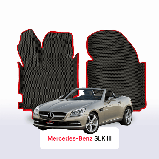 Car mats EVAMATS for Mercedes-Benz SLK 3 gen (R172) 2011-2020 year COUPE-CABRIO