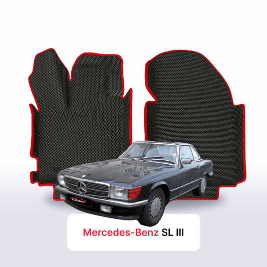 Car mats EVAMATS for Mercedes-Benz SL 3 gen (R107) 1971-1989 year COUPE