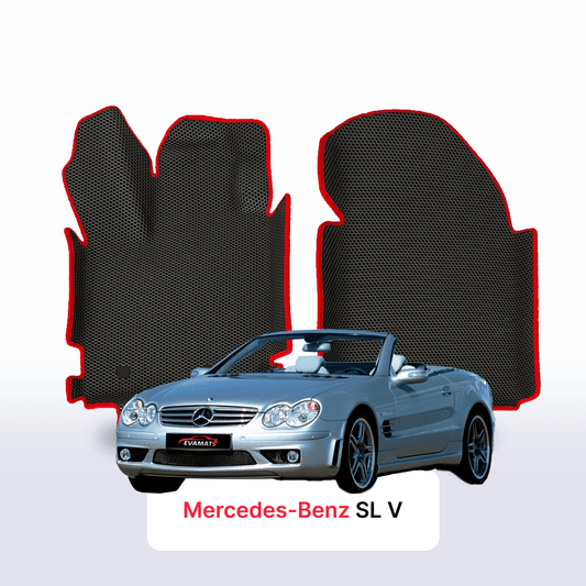 Car mats EVAMATS for Mercedes-Benz SL 5 gen (R230) 2001-2011 year COUPE-CABRIO