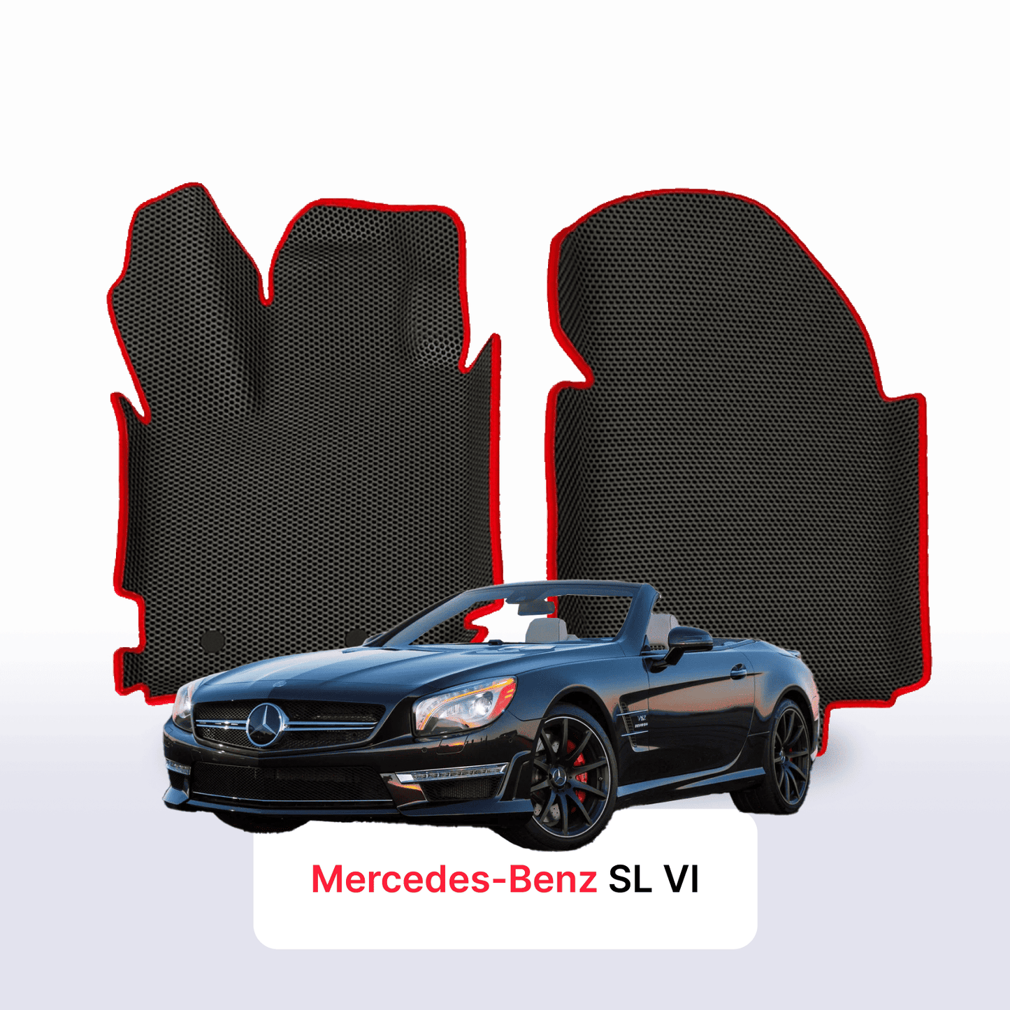 Car mats EVAMATS for Mercedes-Benz SL 6 gen (R231) 2011-2020 year COUPE-CABRIO