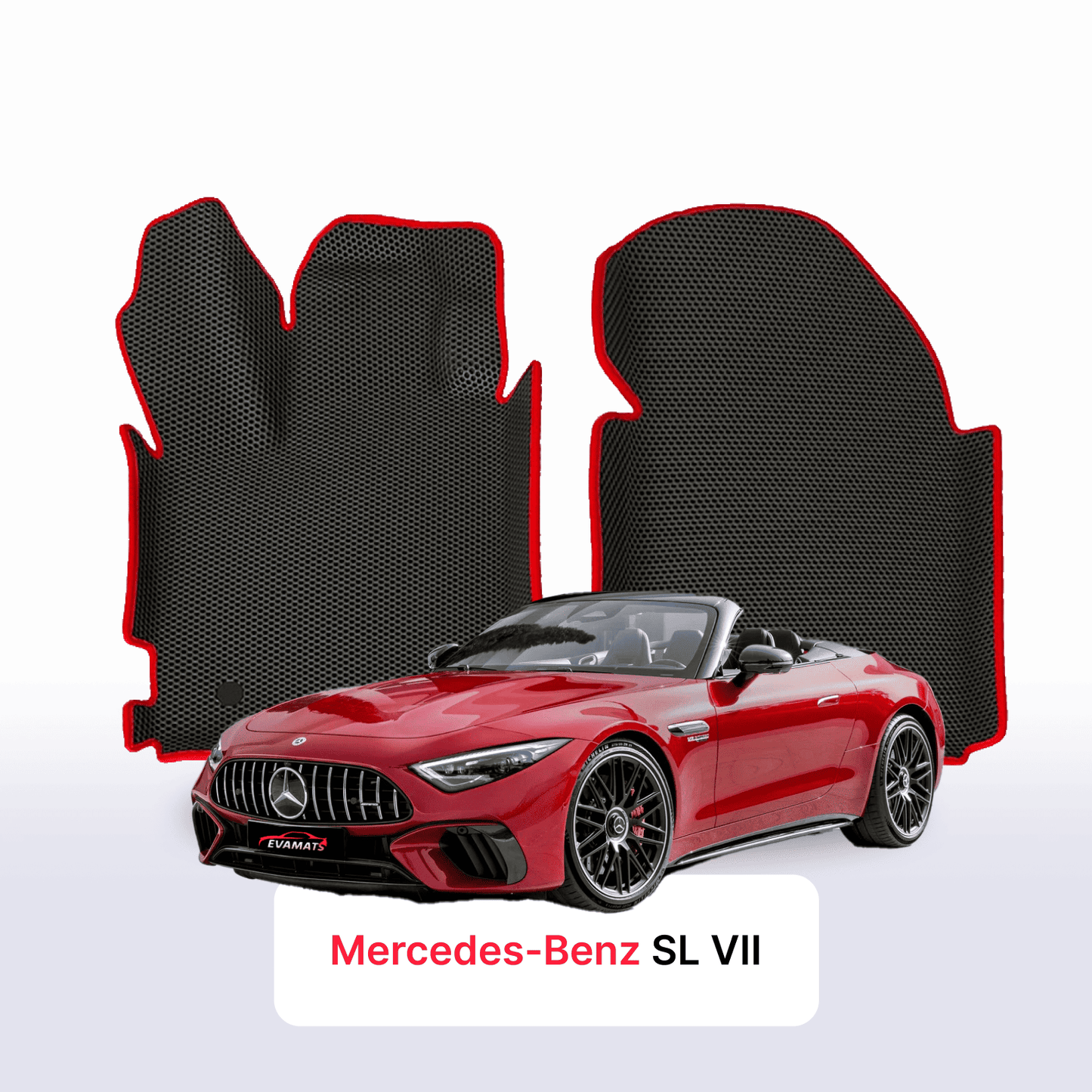 Car mats EVAMATS for Mercedes-Benz SL 7 gen (R232) 2020-2025 year COUPE-CABRIO