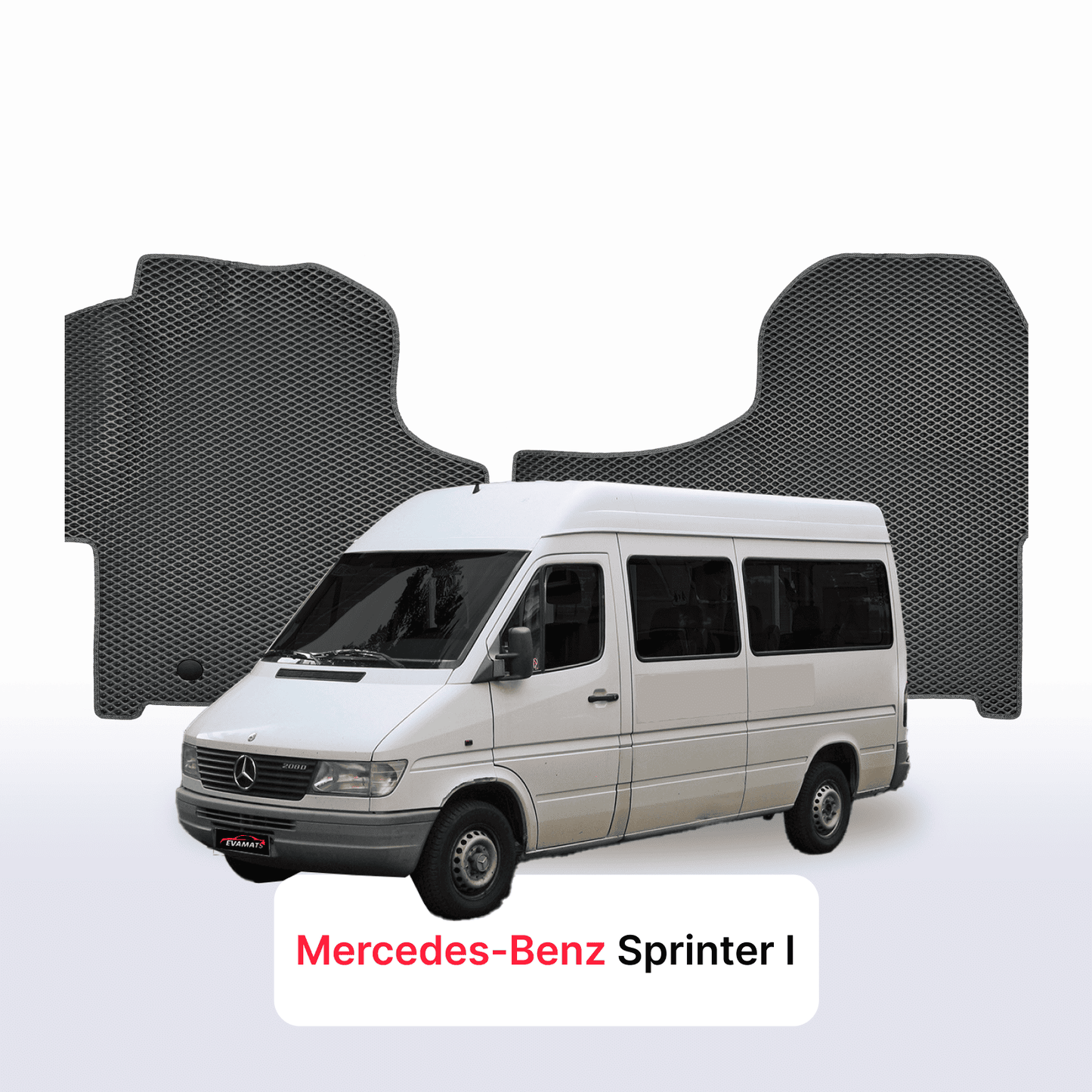Car mats EVAMATS for Mercedes-Benz Sprinter 1 gen (W903) 1995-2006 year BUS