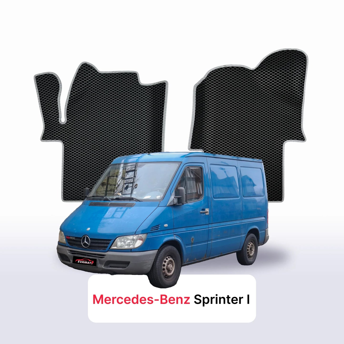 Car mats EVAMATS for Mercedes-Benz Sprinter 1 gen (W903) 1995-2006 year VAN