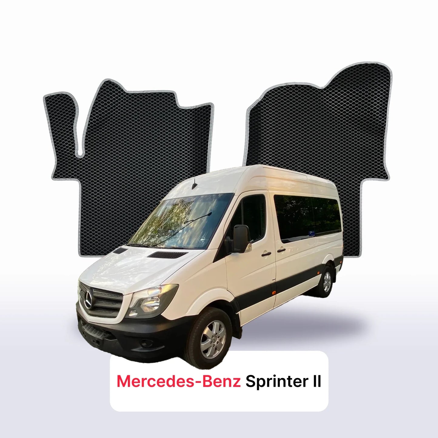 Car mats EVAMATS for Mercedes-Benz Sprinter 2 gen (W906) 2006-2019 year BUS