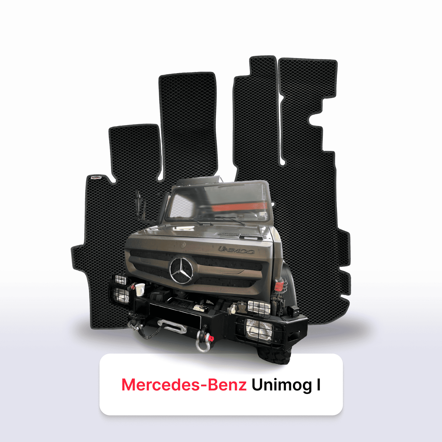 Car mats EVA for Mercedes-Benz Unimog U4000 1 gen 2003-2013 year TRUCK