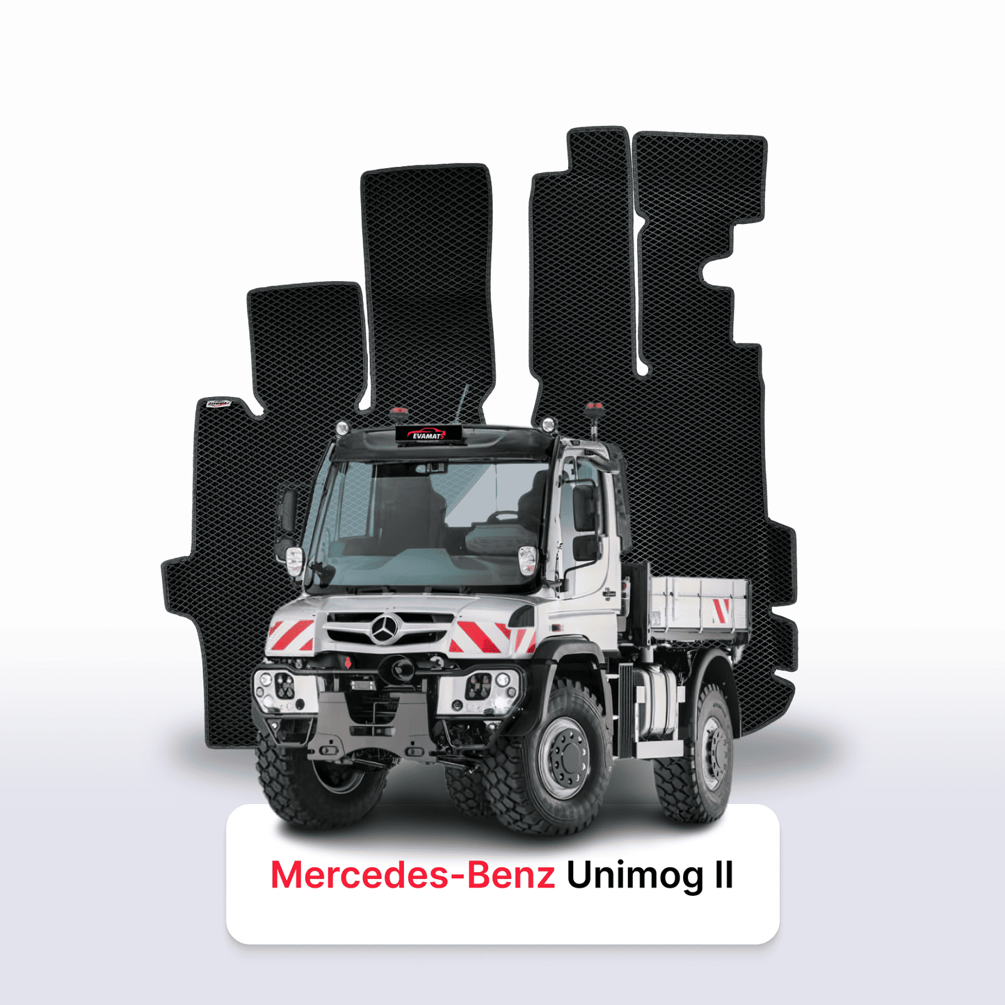 Car mats EVAMATS for Mercedes-Benz Unimog U423 2 gen 2013-2026 year TRUCK