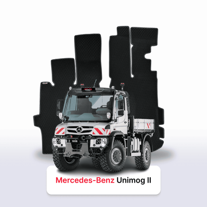 Car mats EVAMATS for Mercedes-Benz Unimog U423 2 gen 2013-2026 year TRUCK
