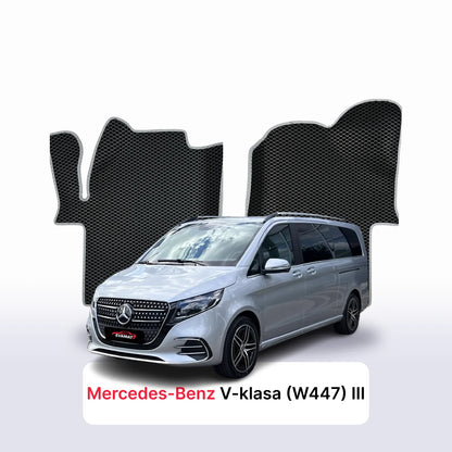 Car mats EVA for Mercedes-Benz V-klasa (W447) 3 gen 2024-2028 year BUS Exclusive
