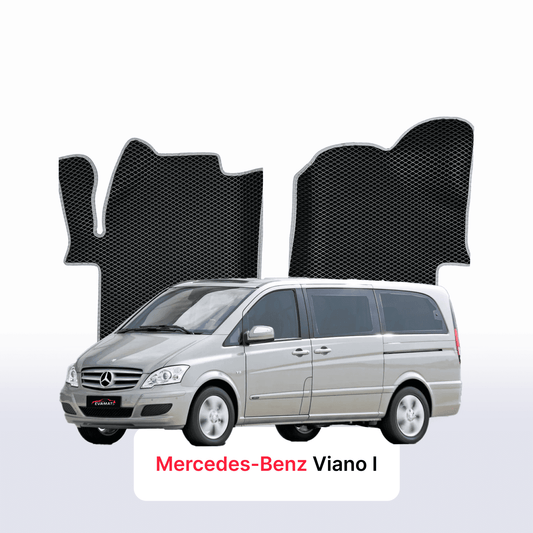 Car mats EVAMATS for Mercedes-Benz Viano 2 gen (W639) 2003-2014 year LONG MINIVAN