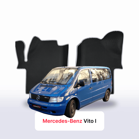 Car mats EVAMATS for Mercedes-Benz Vito 1 gen (W638) 1996-2003 year MINIVAN