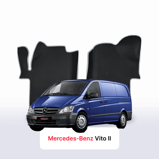 Car mats EVAMATS for Mercedes-Benz Vito 2 gen (W639) 2003-2014 year VAN