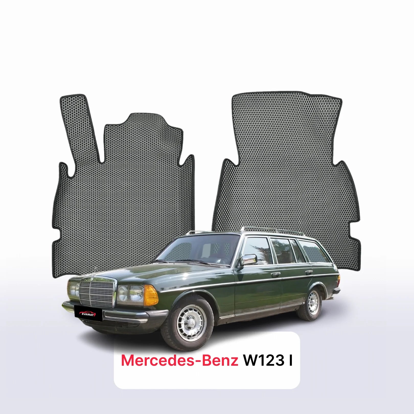 Car mats EVAMATS for Mercedes-Benz W123 1 gen 1975-1986 year STATION WAGON
