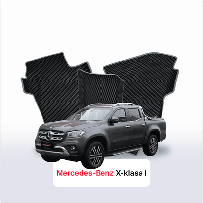 Car mats EVAMATS for Mercedes-Benz X-klasa 1 gen 2017-2020 year PICK-UP