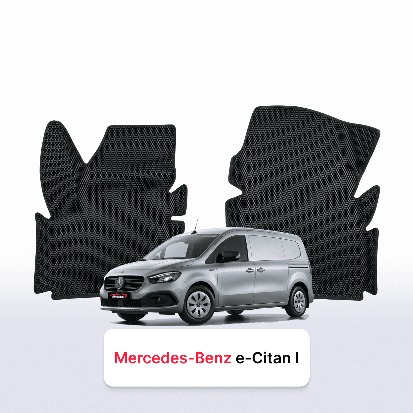 Car mats EVAMATS for Mercedes-Benz e-Citan 1 gen 2021-2028 year VAN