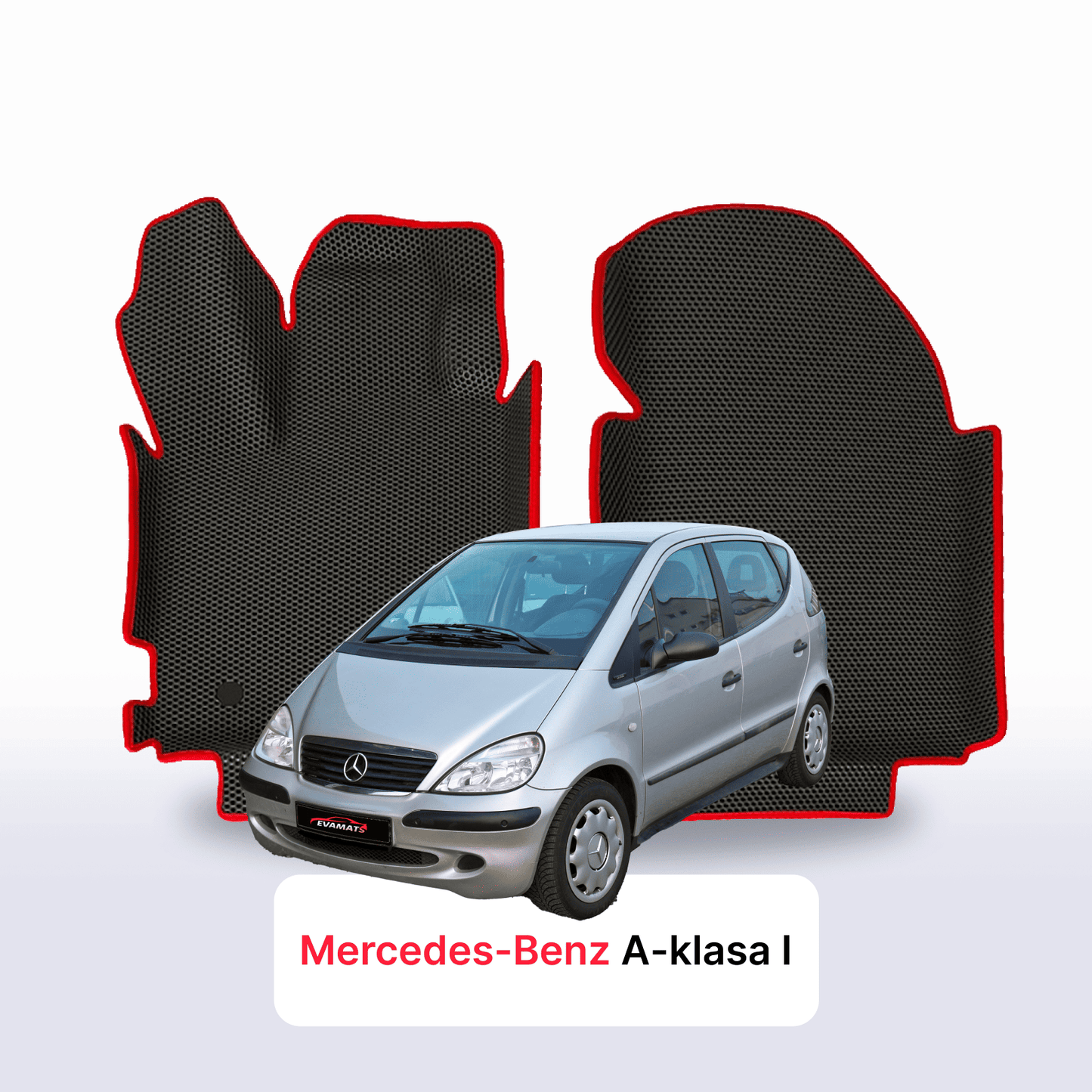 Car mats EVAMATS for Mercedes-Benz A-class 1 gen 1997-2004 year HATCHBACK 5 door