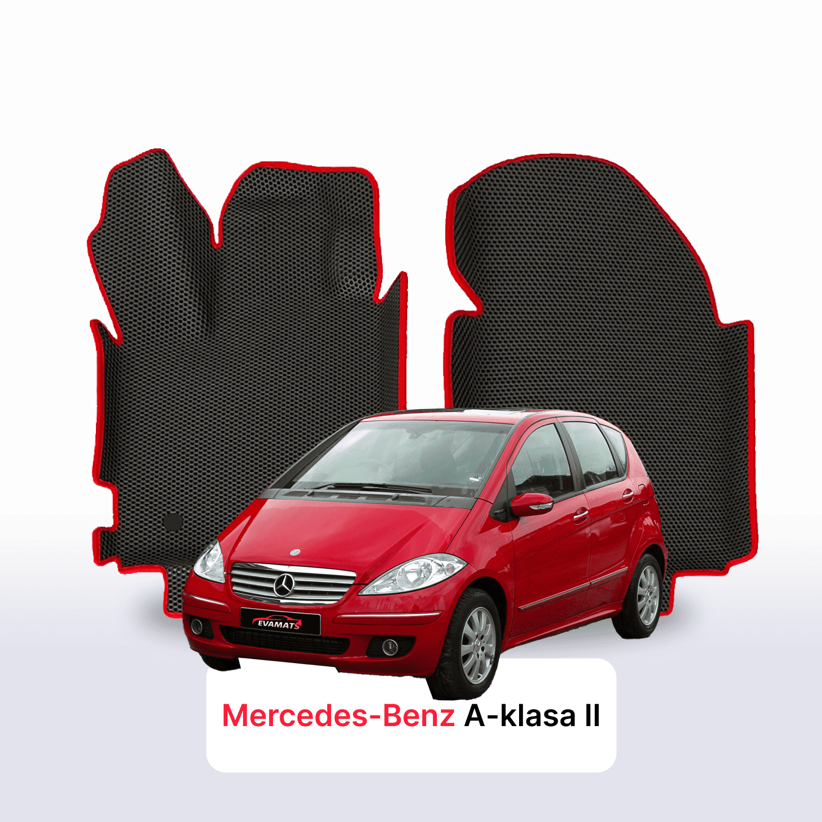 Car mats EVAMATS for Mercedes-Benz A-klasa 2 gen (W169) 2004-2012 year HATCHBACK 5 door